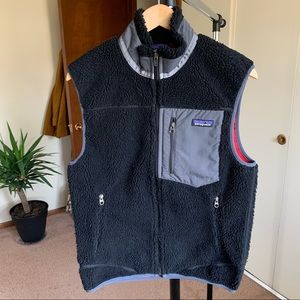 Patagonia Retro-X Sherpa Fleece Vest Black Men’s Small